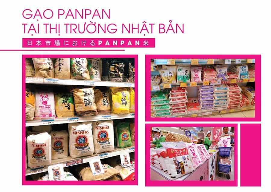 Gạo PANPAN được tin dùng tại thị trường Nhật Bản