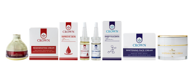 Bộ snar phẩm Crown - Cải thiện và làm mờ nám hiệu quả